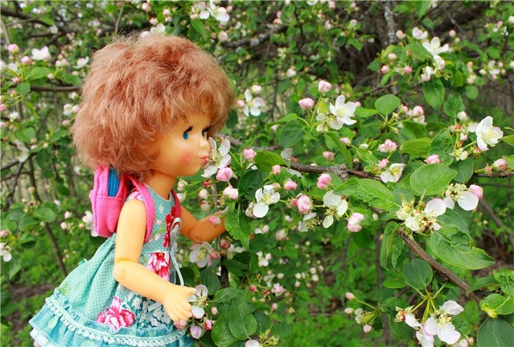 Женя-путешественница — Советские винтажные куклы (СССР): Ленигрушка