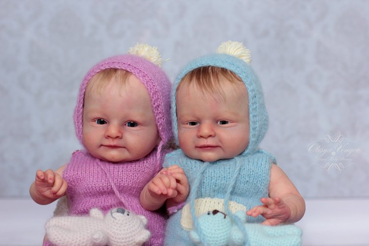 Прототипы Марк и Мэри от Ольги Ауэр ( Marc and Mary by Olga Auer). Куклы реборн Олеси Венгер (фото 5)