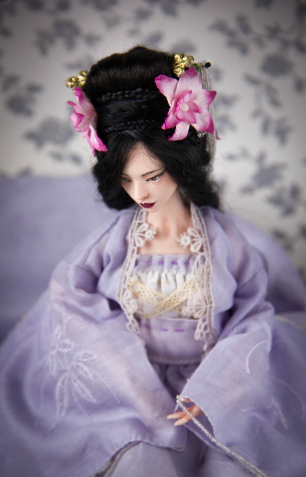 Лянфэн. Фарфоровая шарнирная кукла от Skvorkadolls