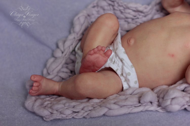 Моя крохотуля Инди. Кукла реборн Олеси Венгер (фото 7)