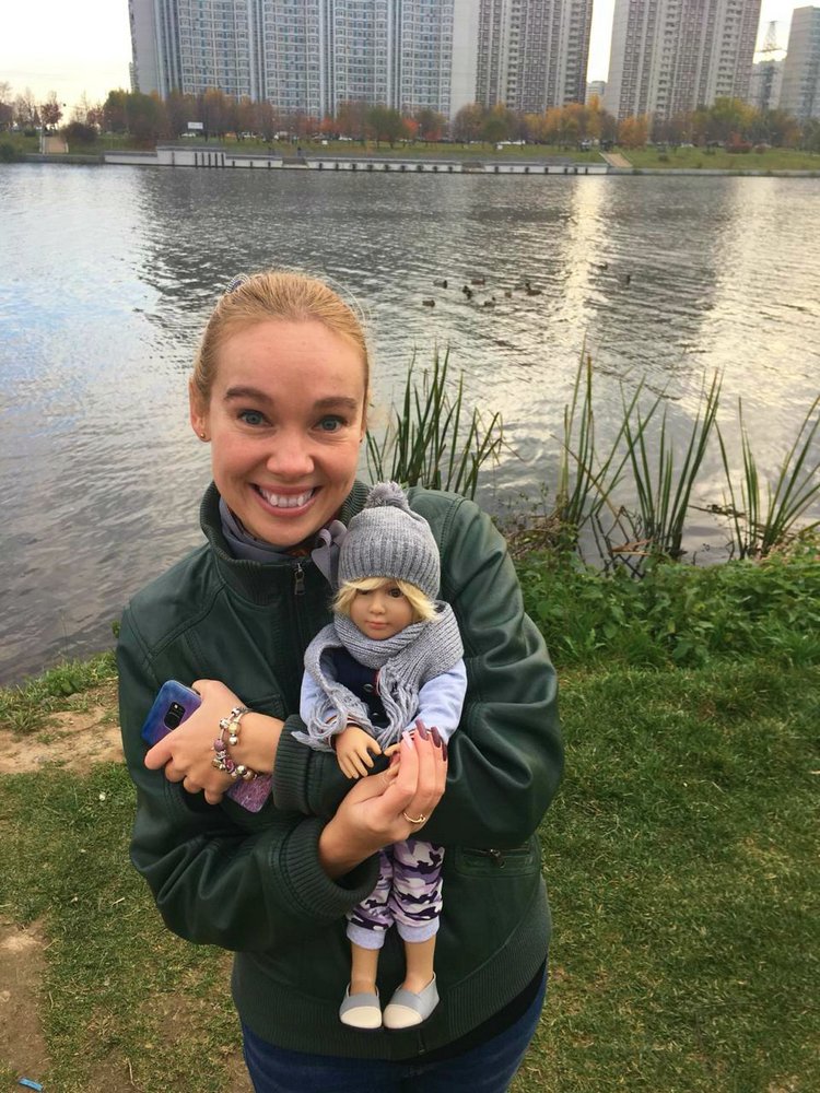 Якоб и я в парке 850-летия Москвы (фото 8)