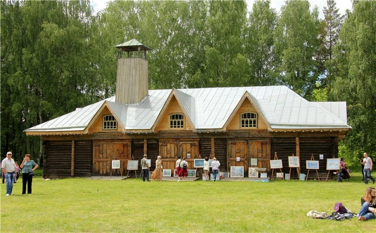 "Троицкие гуляния" в Василёво, 2017 год, продолжение. Архитектурно-этнографический музей под открытым небом "Василёво"