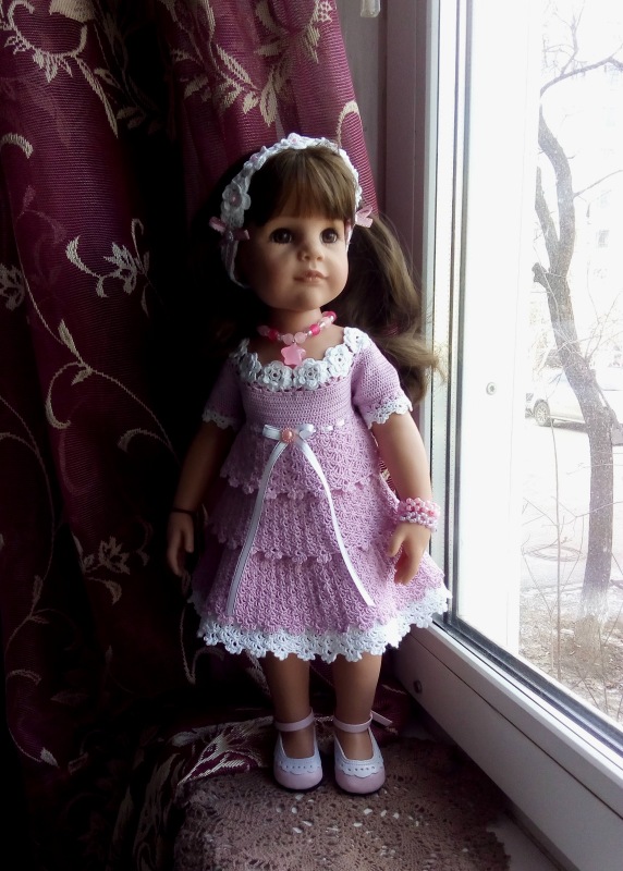 Платьице для Готц — Одежда и обувь для кукол своими руками: фото (фото 10)