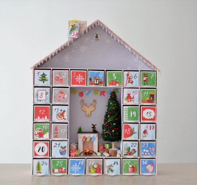 2 адвент календаря с миниатюрой для брата и сестры (фото 2)