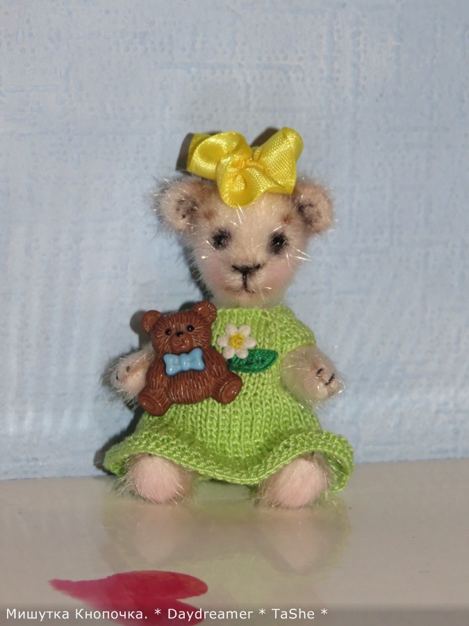 Мишутка Кнопочка — Авторские мишки Тедди и друзья: фото (фото 4)