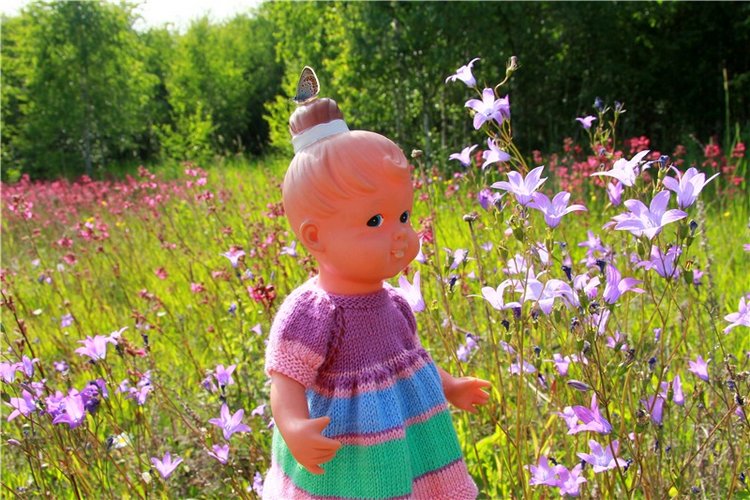 Встреча с бабочкой — Винтажные куклы ГДР (Немки): Бигги