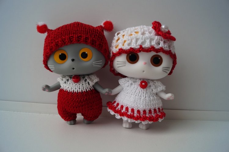 Модные котятки. Лили и Басик в обновках (фото 3)