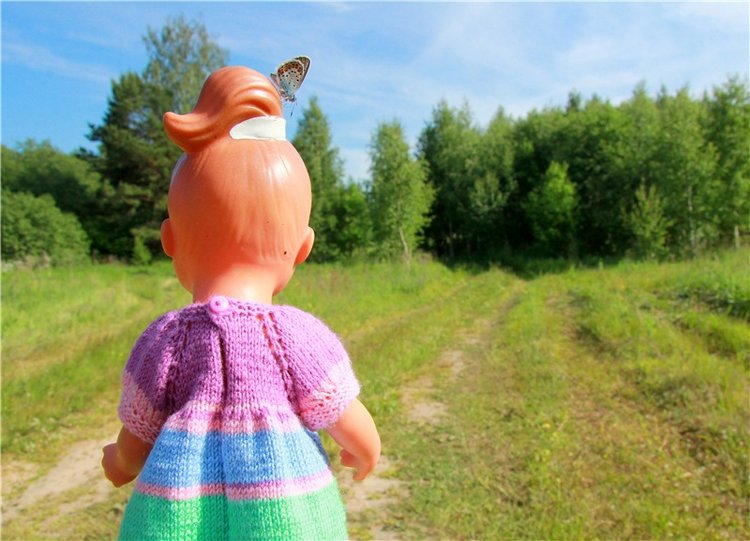 Встреча с бабочкой — Винтажные куклы ГДР (Немки): Бигги
