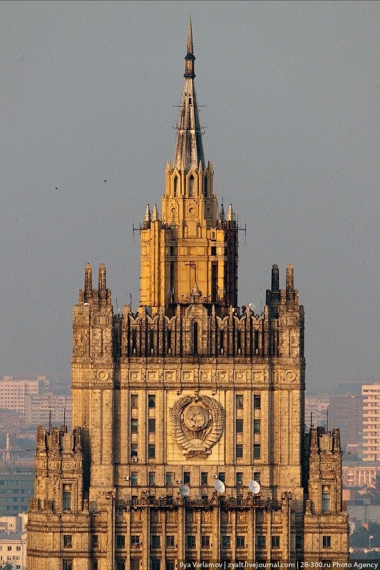 Москва. Небоскрёбы Семь сестёр