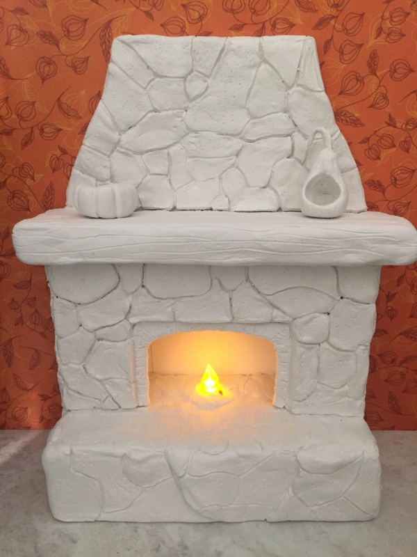 Строим каминный уголок — Мебель для кукол и домиков: фото (фото 9)