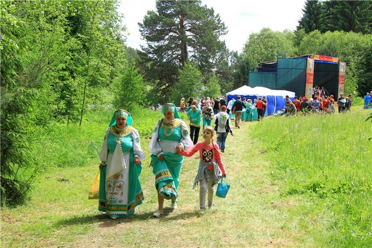 "Троицкие гуляния" в Василёво, 2018 год, продолжение. Архитектурно-этнографический музей под открытым небом. Василёво