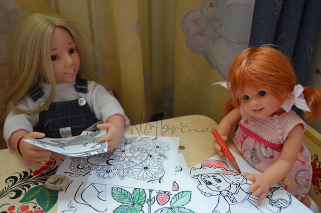 Мебель для кукол Хохлома. Вихтели Rosemarie Anna Muller (фото 9)