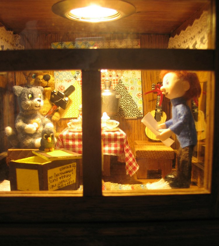 Авторский светильник Дом в Простоквашино (фото 7)