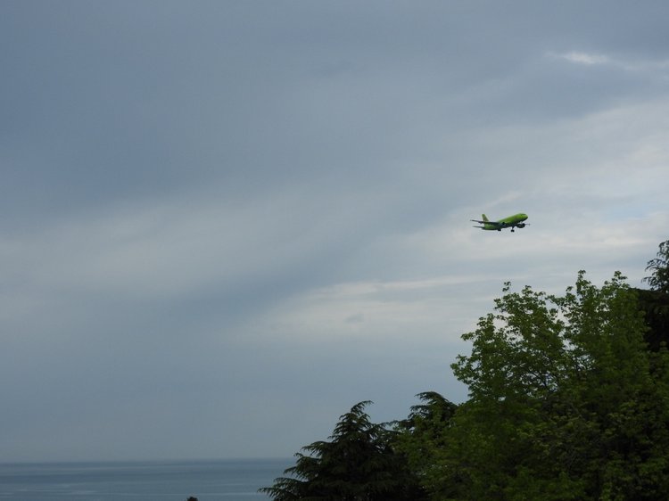 Сочи-Адлер: Южное Взморье - наблюдения за самолетами