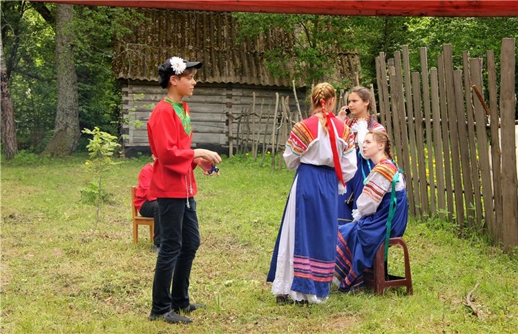 "Троицкие гуляния" в Василёво, 2017 год, продолжение. Архитектурно-этнографический музей под открытым небом "Василёво"
