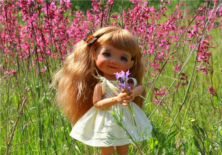 Малиновый Июнь, продолжение. BJD Gigi от Meadow Dolls (фото 6)