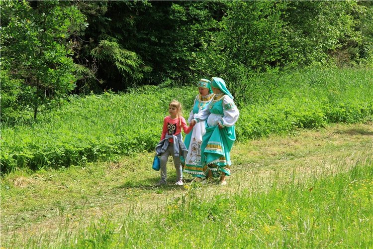 "Троицкие гуляния" в Василёво, 2018 год, продолжение. Архитектурно-этнографический музей под открытым небом. Василёво