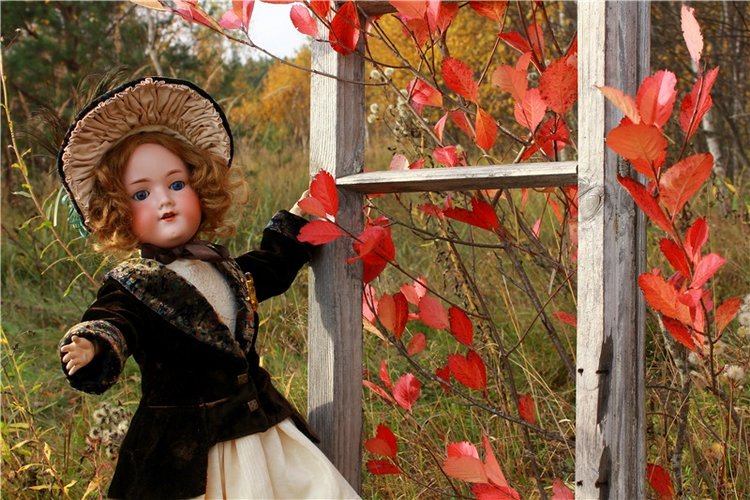 Кейт - Девочка Осень — Антикварные куклы Armand Marseille (AM): молд 390