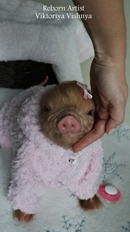 Поросенок Мила... куколка реборн Виктории Вишни