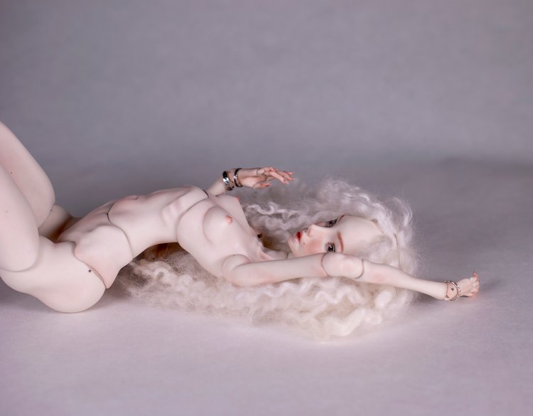 Лорелея. Фарфоровая шарнирная кукла (фото 6)