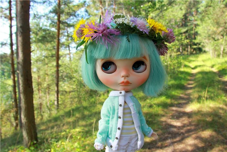 Инопланетянка Нийя. Custom Blythe Doll UFO Go Go Takara