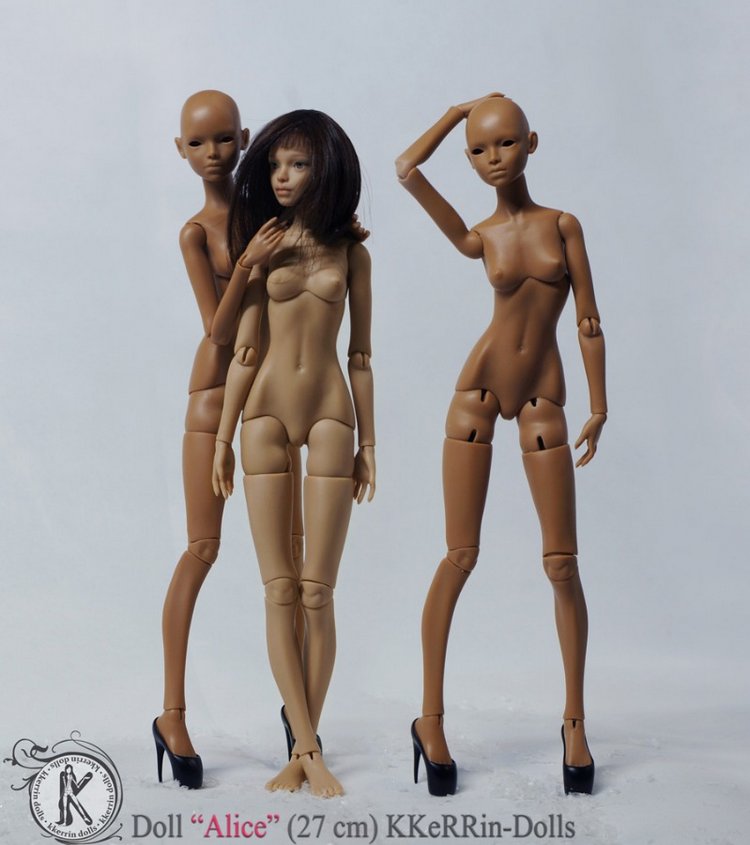 Шарнирная авторская кукла "Алиса" (27см, сменные глазки, ПУ), от KKeRRinDolls