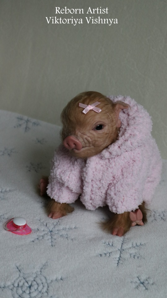 Поросенок Мила... куколка реборн Виктории Вишни