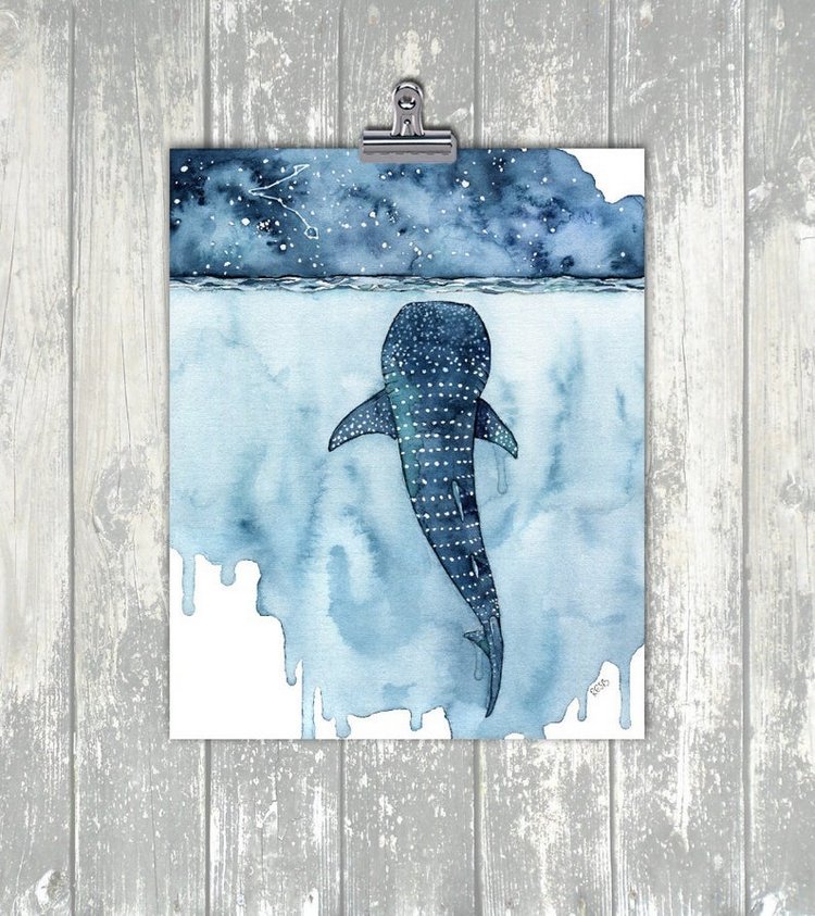 TheColorfulCatStudio - Иллюстрации подводного мира by Rachel Byler