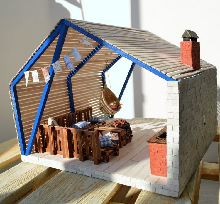 Беседка BBG (масштаб 1:12)