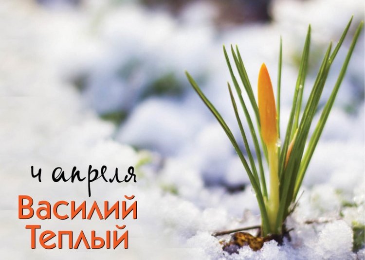 С Праздником 4 апреля - Василий Теплый, Василий Солнечник, Василий Капельник