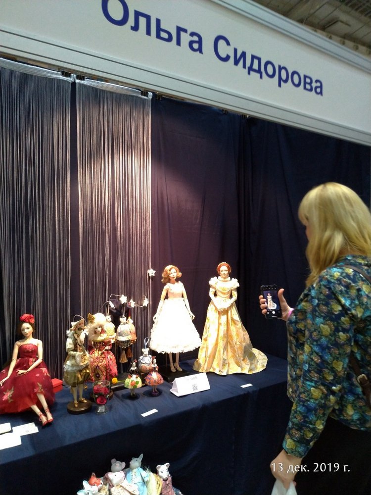 X Международная выставка "Искусство куклы" в Гостином дворе. Часть 2