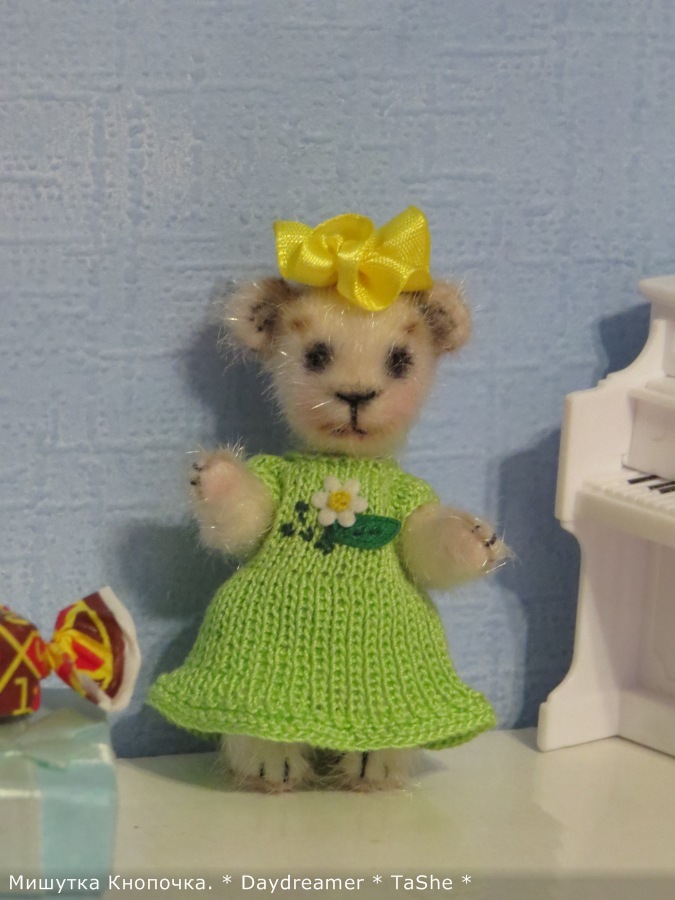 Мишутка Кнопочка — Авторские мишки Тедди и друзья: фото (фото 9)