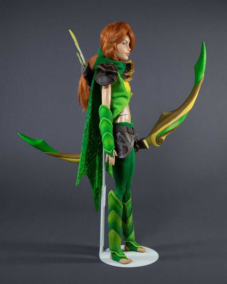 OOAK Windranger из DOTA2 — ООАК и кастом Барби (Barbie): репейнт (фото 8)
