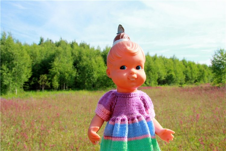 Встреча с бабочкой — Винтажные куклы ГДР (Немки): Бигги