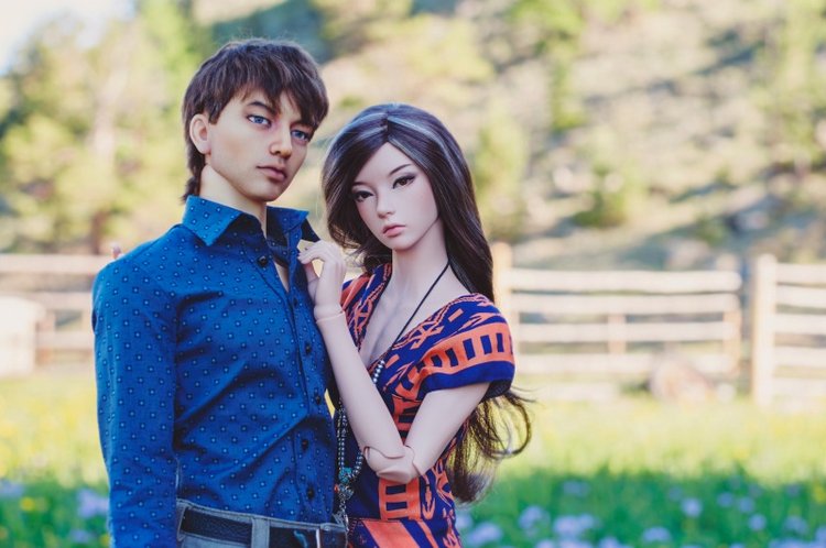 Аюна и Баир. Брат и сестра