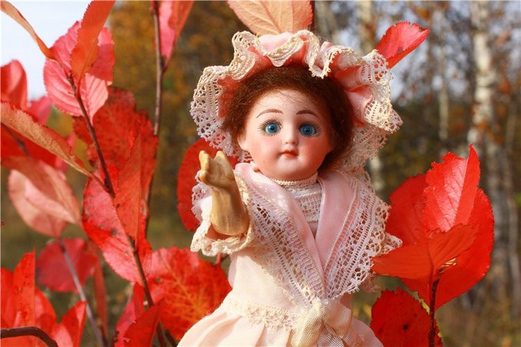 Кейт - Девочка Осень — Антикварные куклы Armand Marseille (AM): молд 390