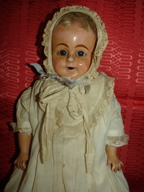 Моя коллекция. Антикварные младенцы. Малыш в длинном платье