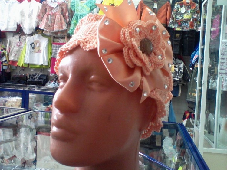 Спасибо Яндекс диску. Шапочки для девочек (фото 8)