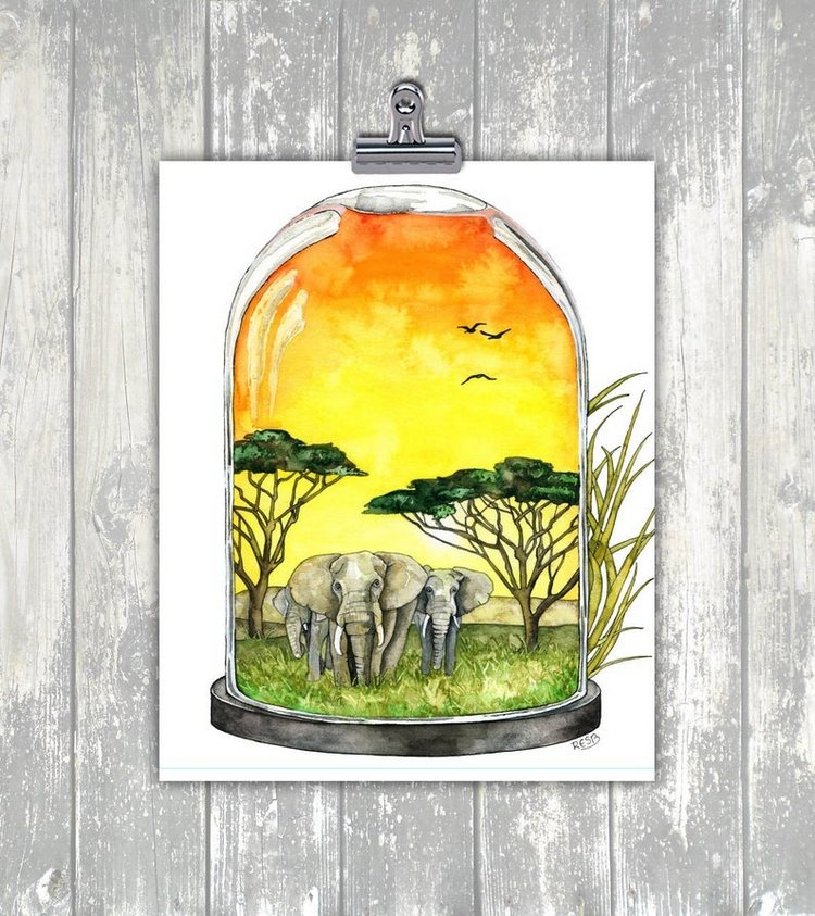 TheColorfulCatStudio - Акварельная живопись by Rachel Byler