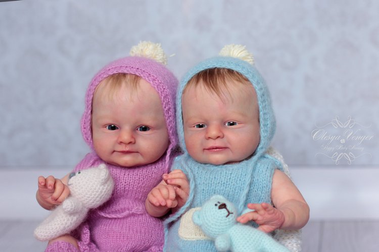 Прототипы Марк и Мэри от Ольги Ауэр ( Marc and Mary by Olga Auer). Куклы реборн Олеси Венгер (фото 2)