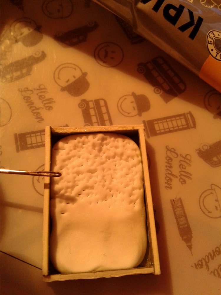 Слепила из того, что было. Кукольная еда из самозастывайки. Бенто