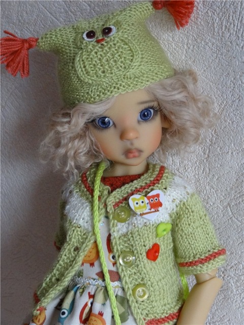 Еще немножко "рукотворчества" для каешек. Лайла-Совенок