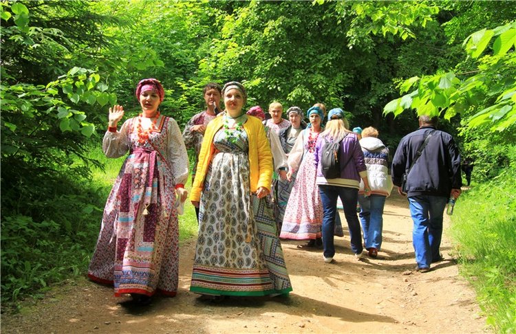 "Троицкие гуляния" в Василёво, 2018 год. Архитектурно-этнографический музей под открытым небом Василёво
