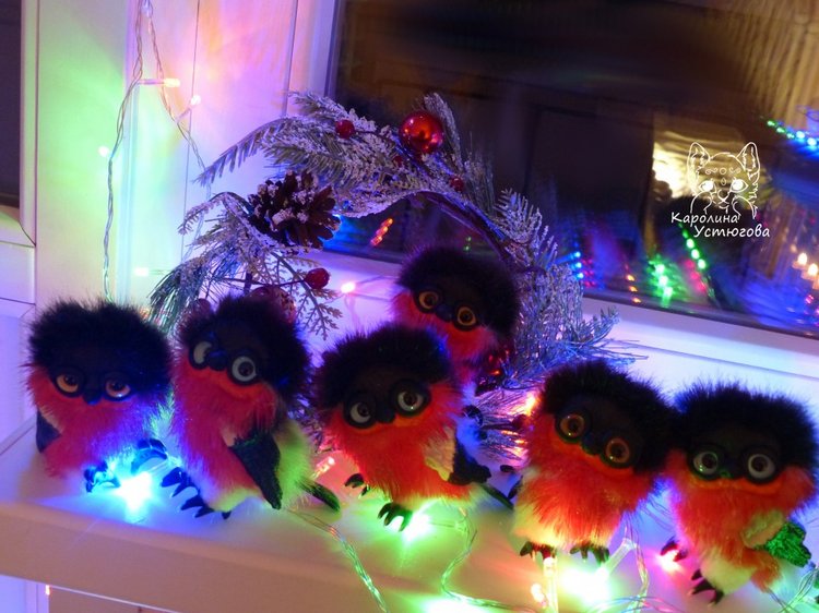 Снегири и новогоднее настроение