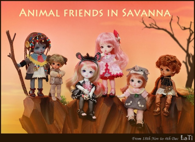 Начался новый релиз от Latidoll - Animal friends in Savanna | Бэйбики Начался новый релиз от Latidoll - Animal friends in Savanna