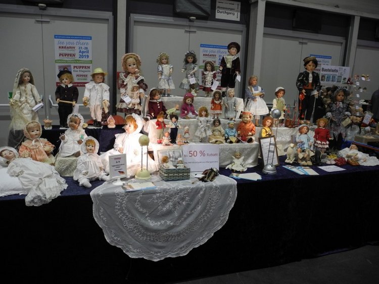 Выставка кукол и мишек в Мюнстере, Германия 28.04.2018-29.04.2018 год Часть первая