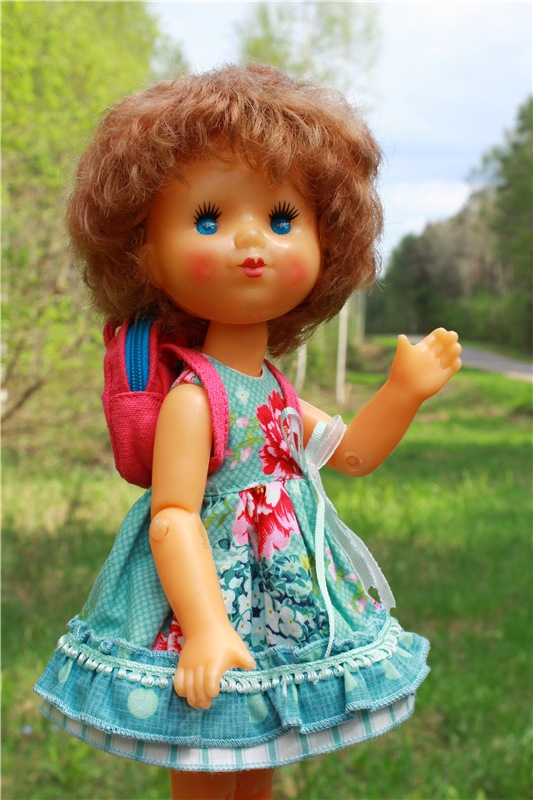 Женя-путешественница — Советские винтажные куклы (СССР): Ленигрушка