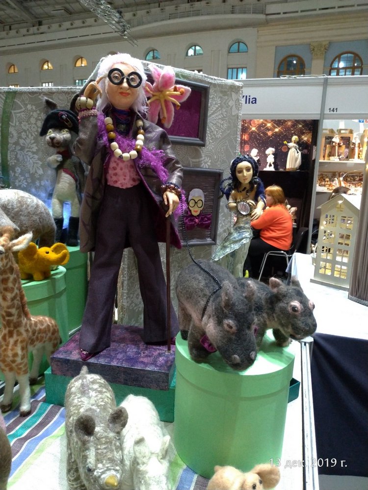 X Международная выставка "Искусство куклы" в Гостином дворе. Часть 1