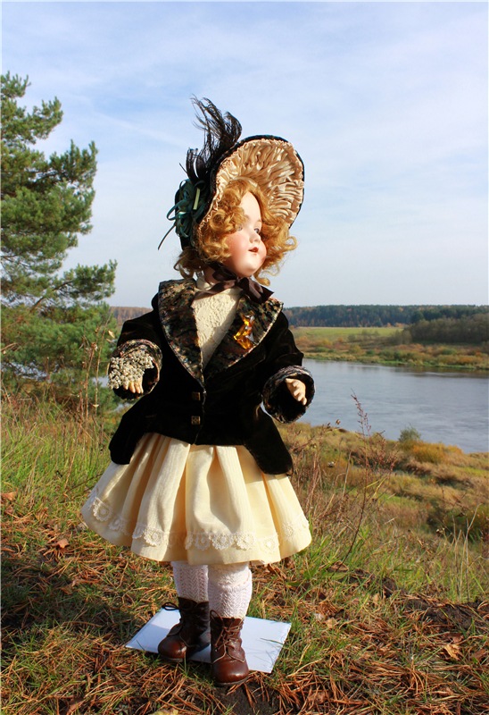 Кейт - Девочка Осень — Антикварные куклы Armand Marseille (AM): молд 390