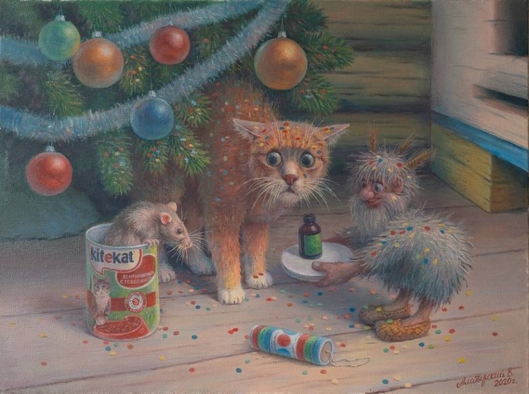 Приключения домовёнка и рыжего кота